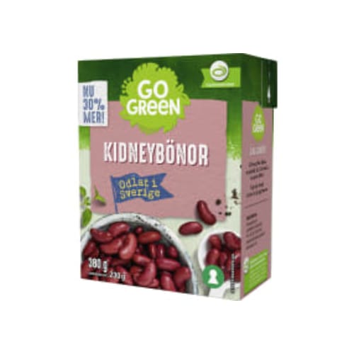 فاصولياء Kidneybönor Svenska Gogreen 380/230g