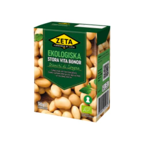 فاصولياء Vita Bönor Stora Ekologiska Zeta 380/230g