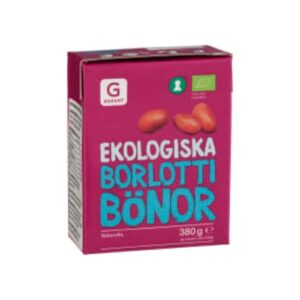 فاصولياء Borlotti Bönor Ekologiska Naturella Garant Eko 380/230g