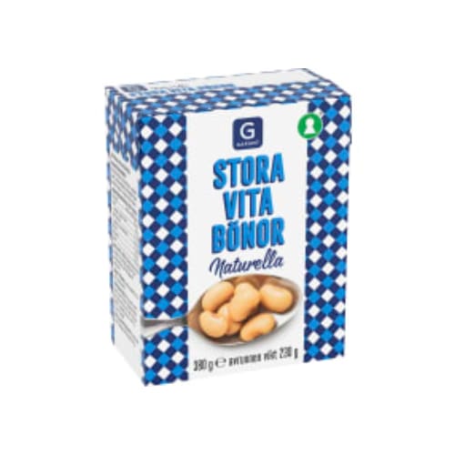 فاصولياءVita Bönor Stora Naturella Garant 380/230g