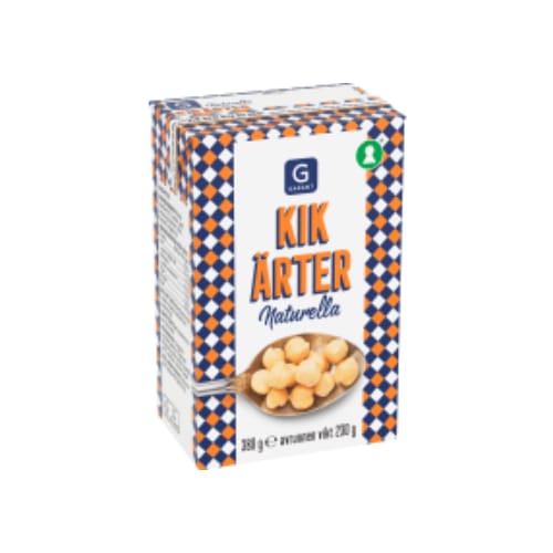 حمص Kikärter Naturella Garant 380/230g