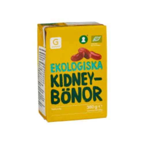 فاصولياء Kidneybönor Ekologiska Naturella Garant Eko 380/230g
