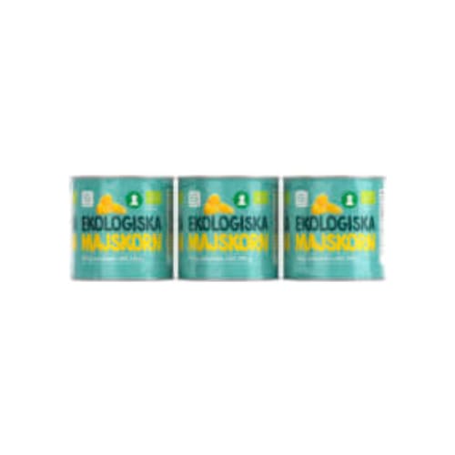 ذرة Majskorn Ekologiska 3-pack Garant Eko 450/420g