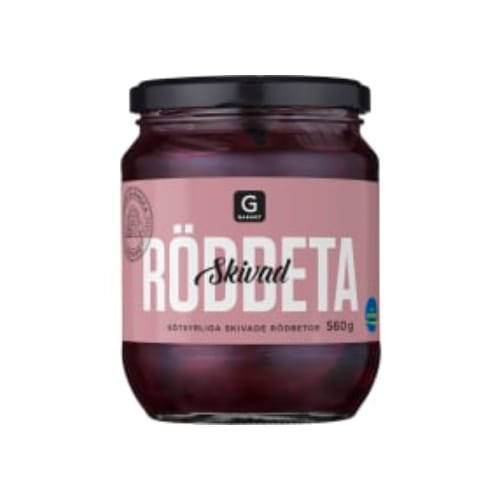 مخللRödbeta Skivad Garant 560/380g