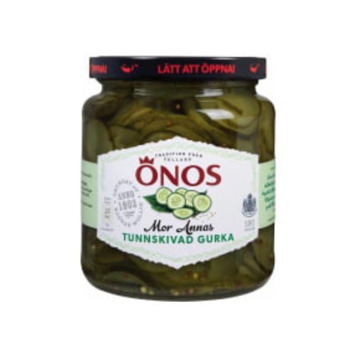 مخللTunnskivad Gurka Mor Annas Önos 590/345g