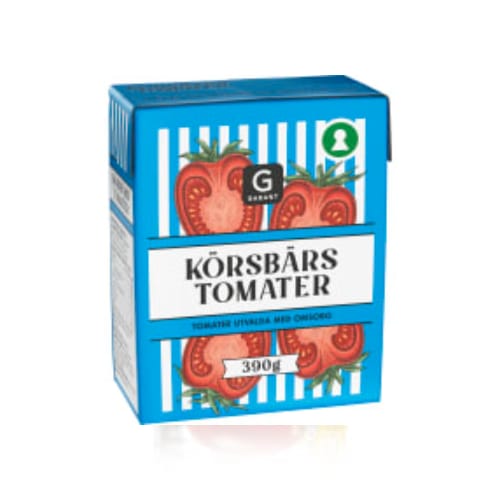 طماطم Tomater Körsbärs Garant 390g