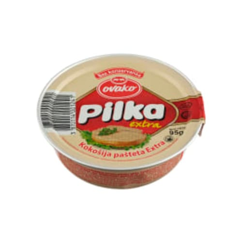 Kycklingpastej Plika Extra Ovako 95g