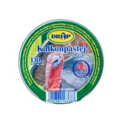 Kalkonpastej Halal Drop 130g