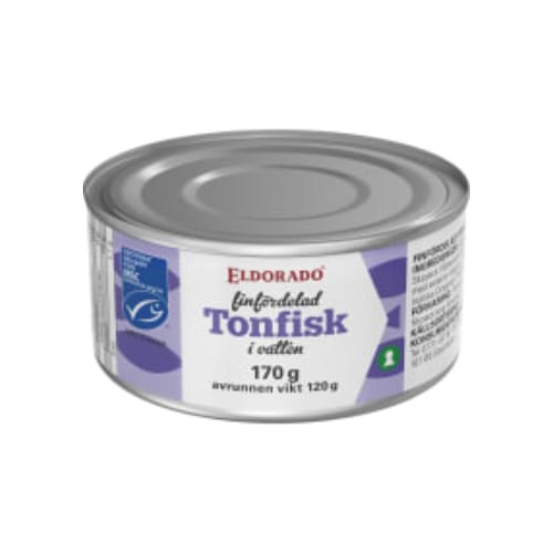 تونTonfisk Vatten Finfördelad Eldorado 170/120g