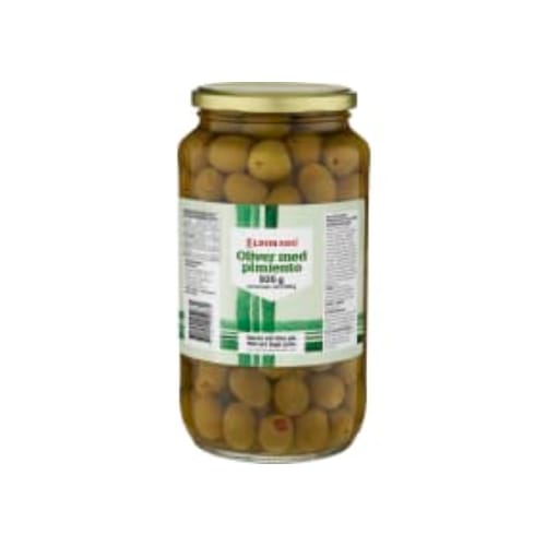 زيتونGröna Oliver med Pimiento Eldorado 935/550g