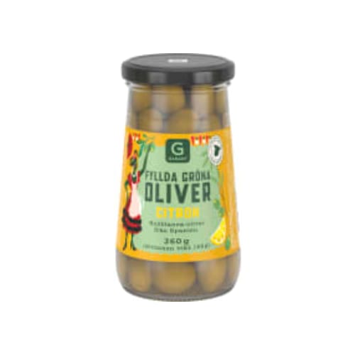 زيتون Gröna Oliver med Citron Garant 260/155g