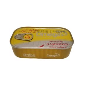سردين Sardiner Omega I Olja Kryddig 125g