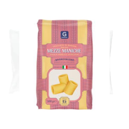 معكرونةMezze Maniche Bronsvalsad Garant 500g