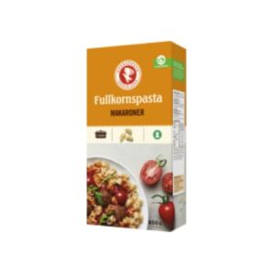 معكرونةMakaroner Fullkornspasta Kungsörnen 800g