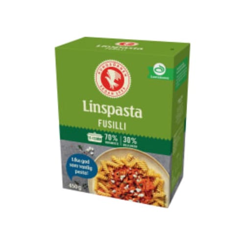 معكرونةFusilli Linspasta Kungsörnen 450g