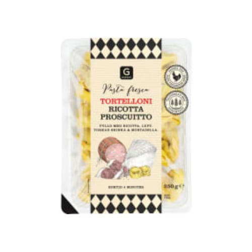معكرونةRicotta Prosciutto Tortelloni Garant 250g