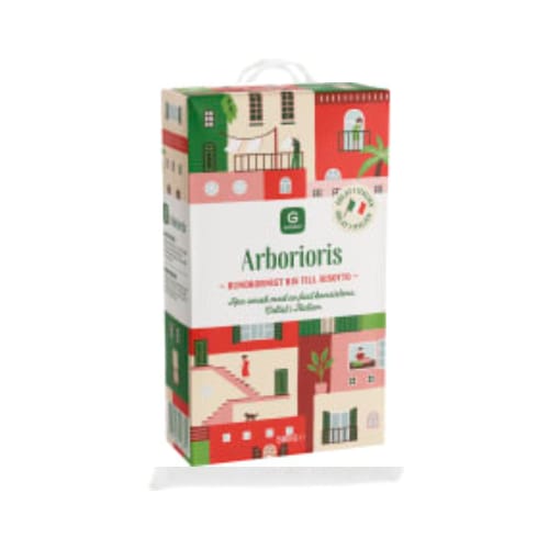 رز Arborioris Rundkornigt Till Risotto Garant 500g