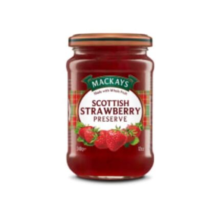 مربى Strawberry Preserve Marmelad Mackays 340g