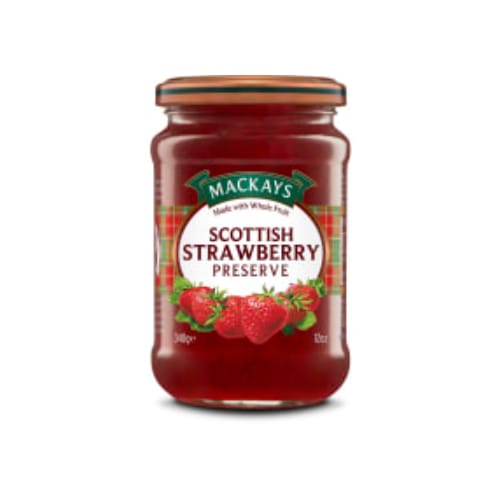 مربى Strawberry Preserve Marmelad Mackays 340g