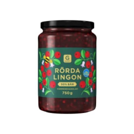 مربى Rörda Lingon 50% Bär Garant 750g