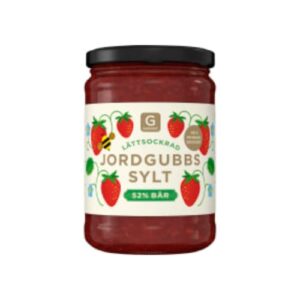 مربى Jordgubbssylt 52% Bär Lättsockrad Garant 375g