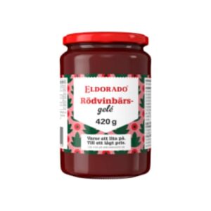 مربى Rödvinbärs- Gelé Eldorado 420g