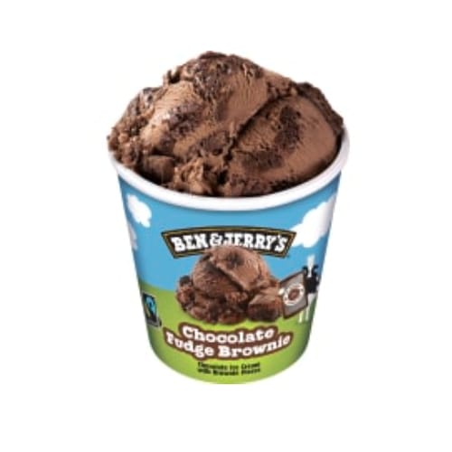 بوظةChocolate Fudge Brownie Glass Ben & Jerry's 0,465l