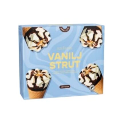 بوظة Vanilla Cones Glasstrutar Dazzley 6p