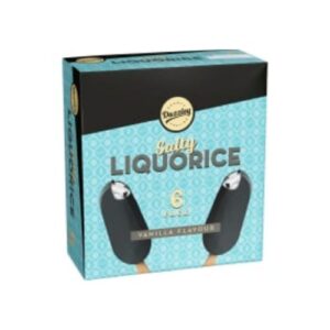 بوظة Saltlakrits Klassisk Glasspinnar Dazzley 6p