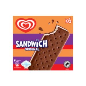 بوظة Sandwich Original Glass Gb Glace 6p