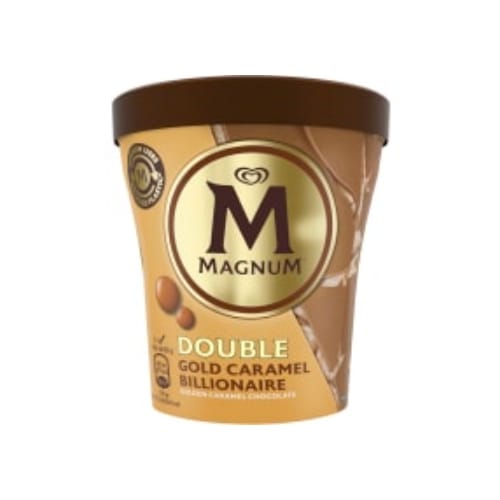 بوظةDouble Gold Caramel Billionaire Glass Magnum 0,44l