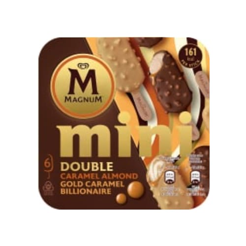 بوظة Mini Double Gold Caramel Billion Magnum 6p