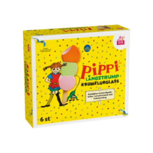 بوظة Pippi Krumelurglass Sia Glass 6st