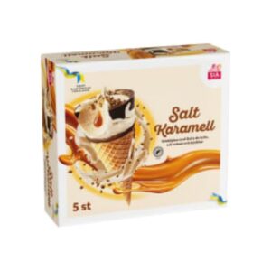 بوظة Salt Karamell Flerpack Glass Sia Glass 5p
