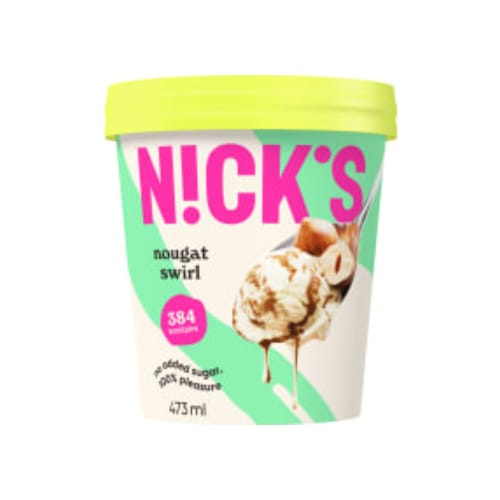 بوظة Nougat Swirl Glass Nick´s 0,473l