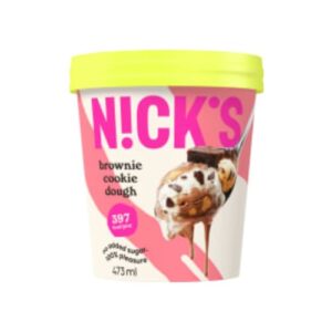 بوظة Brownie Cookie Dough Glass Nicks 473ml