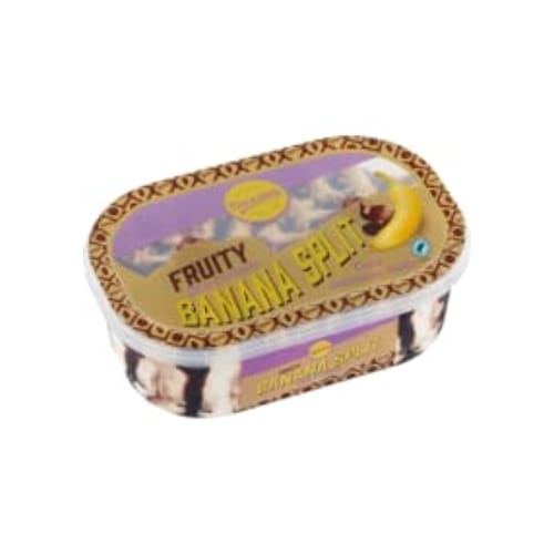 بوظة Banana Split Glass Dazzley 0,9l