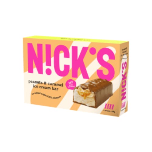 بوظة Peanutcaramel Glasspinne Nicks 4p