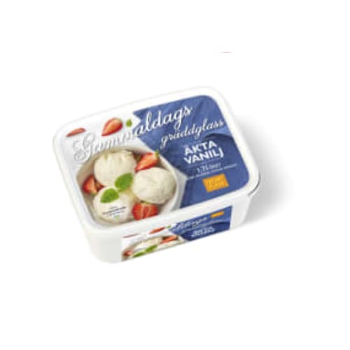 بوظة Äkta Vanilj Glass Triumf Glass 1,75 l