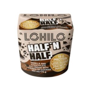 بوظة Half N' Half Vanilla & Chocolate  Lohilo 0,35l
