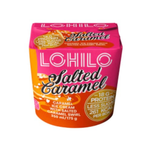 بوظة Salted Caramel Proteinglass Lohilo 0,35l