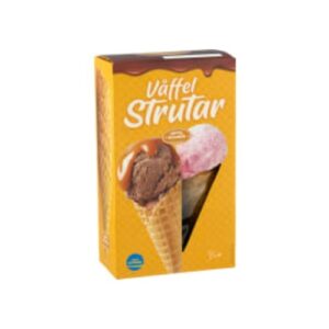 بوظة Våffelstrutar Våffelbagaren 10p