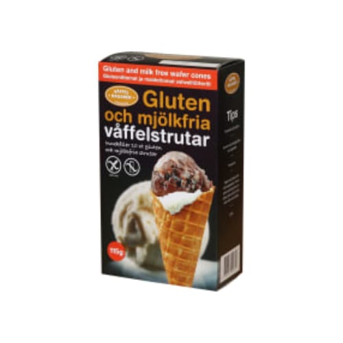بوظة Våffelstrutar Gluten Och Mjölkfri  10p/115g