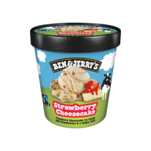 بوظة Strawberry Cheesecake Glass Ben 0,465l