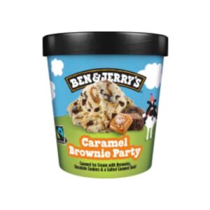 بوظة Caramel Brownie Party Glass Ben  0,465l