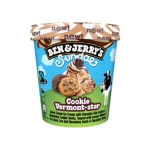 بوظة Cookie Vermont Sundae Glass Ben 0,427l