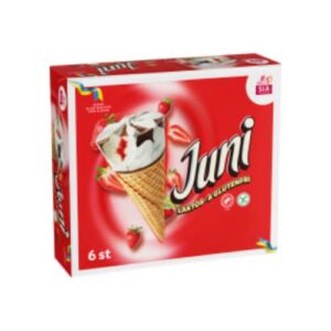 بوظة Juni Strut Gräddglass Sia Glass 6p