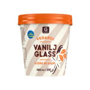 بوظة Vanilj Veganglass Glass Garant 0,48l