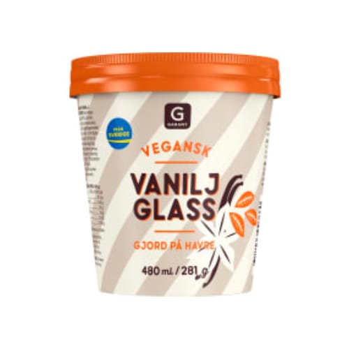 بوظة Vanilj Veganglass Glass Garant 0,48l