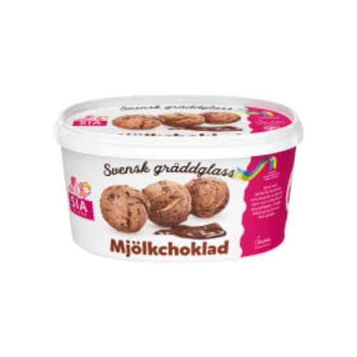 بوظة Mjölkchoklad Gräddglass Sia Glass 1,5l